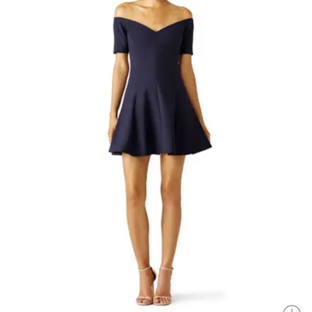 NWT Cinq a Sept Navy Kenna dress  🆕